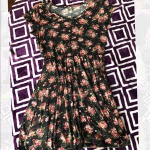 Flower print dress